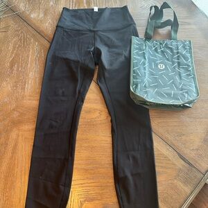 Lululemon Black Tights Size 4